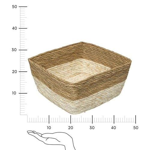 Kosz do przechowywania boho Mix `n Modul 31x15 słomiany do salonu 5five simply smart